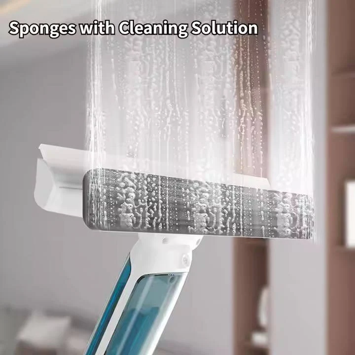 Extendable Window Cleaner with Dual Action Head and 51-Inch Reach