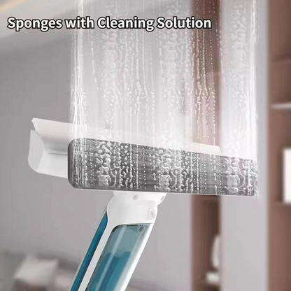 Extendable Window Cleaner with Dual Action Head and 51-Inch Reach