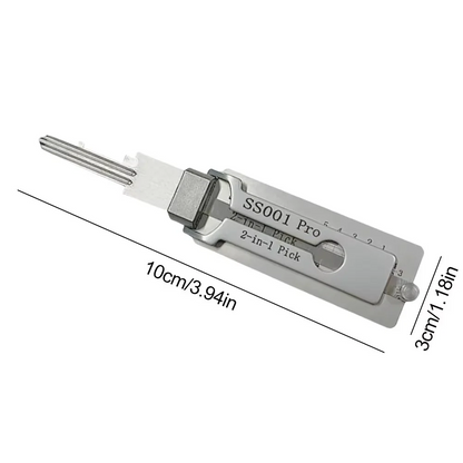 Compact Dual-Function Key Decoder and Picker Tool