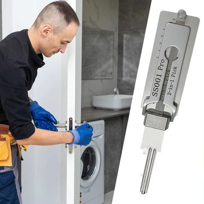 Compact Dual-Function Key Decoder and Picker Tool