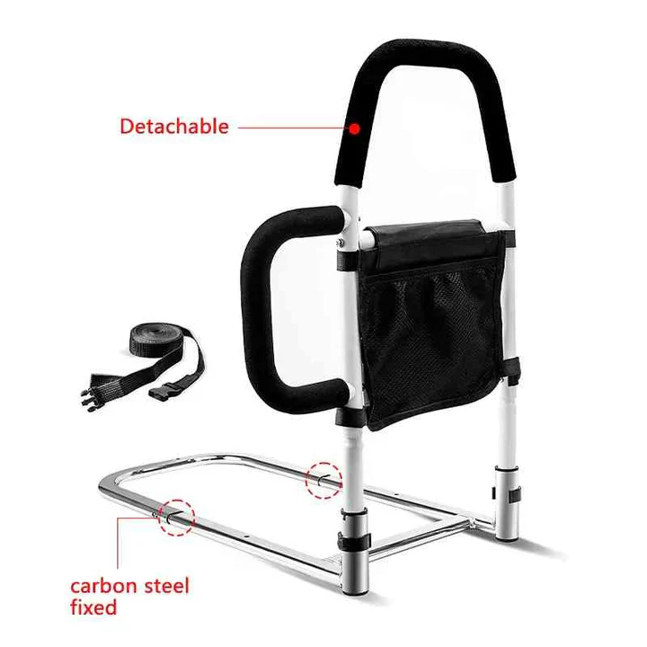 Stable Bedside Support Handle with Comfortable Grip