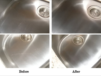 Metal Polish and Scratch Remover for Uncoated Surfaces