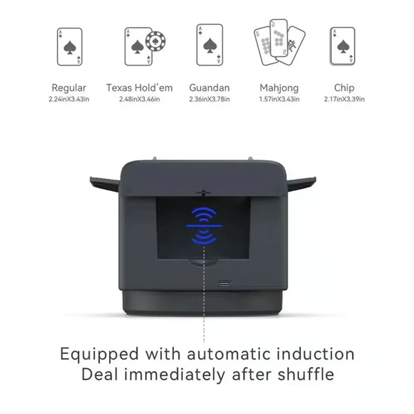 Professional 360° Card Shuffler and Dealer for Game Nights