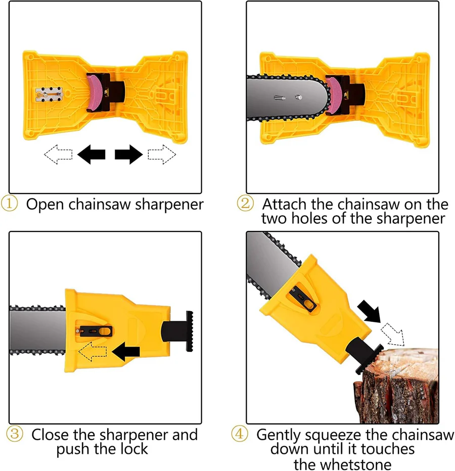 QuickSharp Chainsaw Sharpener for 14-20 Inch Bars