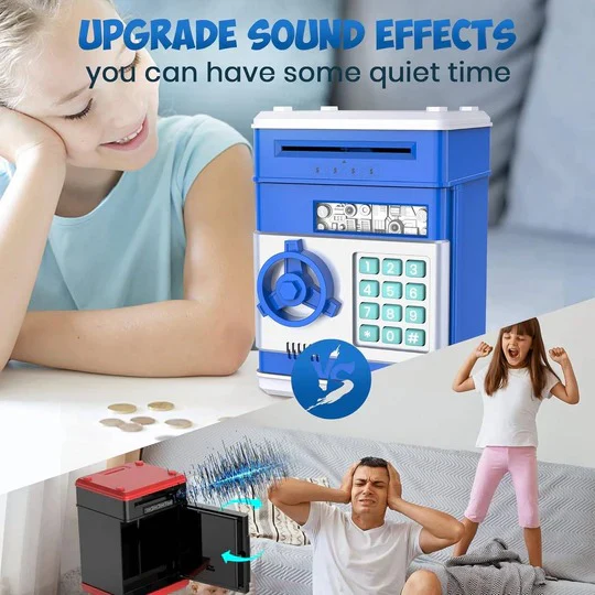 Smart Savings Vault for Kids with Auto Bill Ingestion and Dual Security