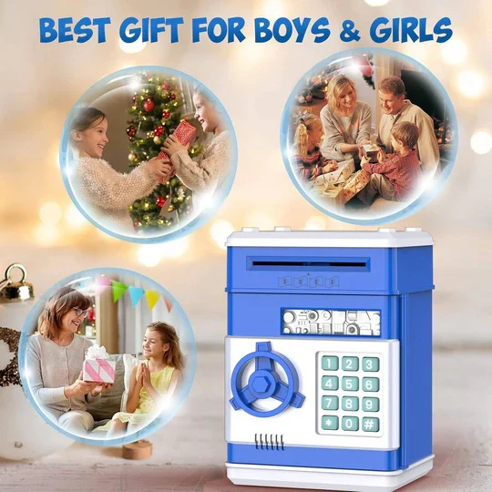 Smart Savings Vault for Kids with Auto Bill Ingestion and Dual Security