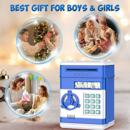 Smart Savings Vault for Kids with Auto Bill Ingestion and Dual Security