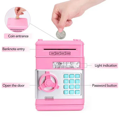 Smart Savings Vault for Kids with Auto Bill Ingestion and Dual Security