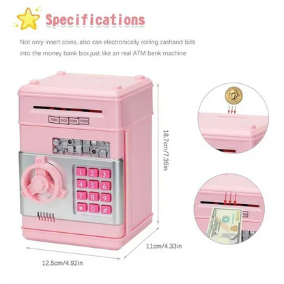 Smart Savings Vault for Kids with Auto Bill Ingestion and Dual Security