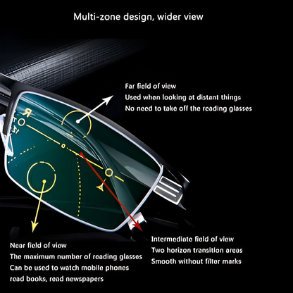 Adaptive Multifocal Eyewear with Enhanced Clarity and Comfort