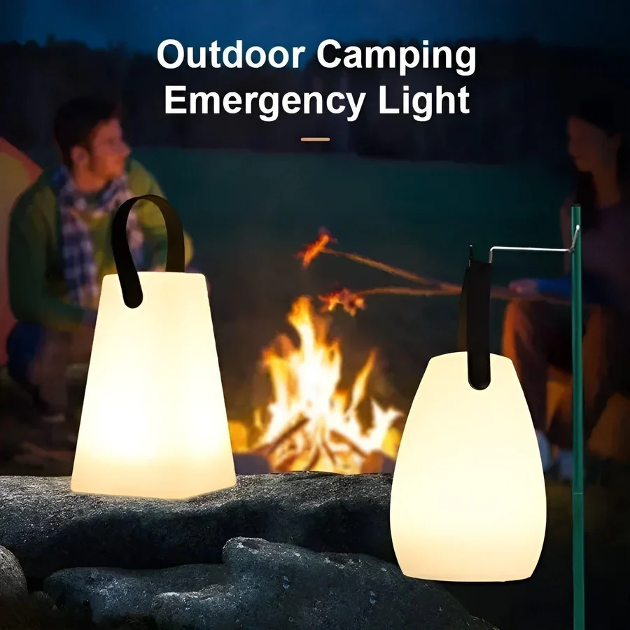 Portable LED Lamp with Rechargeable Battery and Waterproof Design