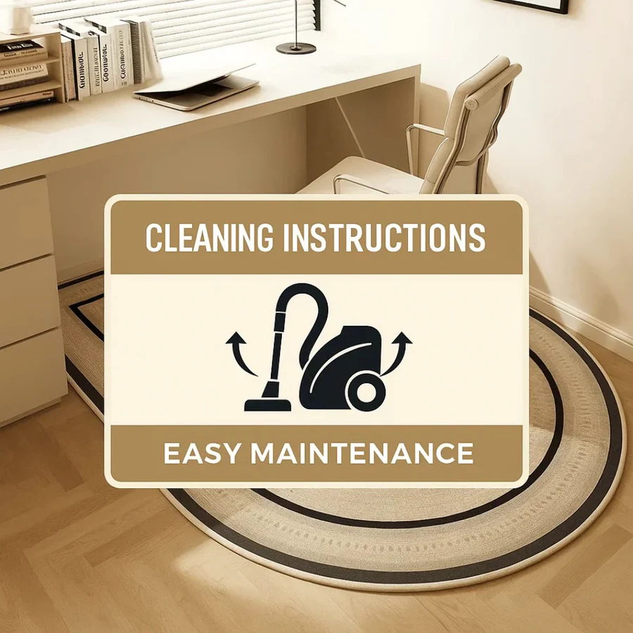 Durable Chair Mat for Smooth Movement on Hard Surfaces, 35x24 in