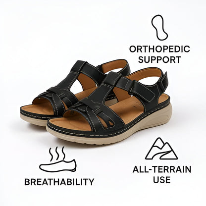 Comfort-Enhanced Sandals for Women with Adjustable Straps