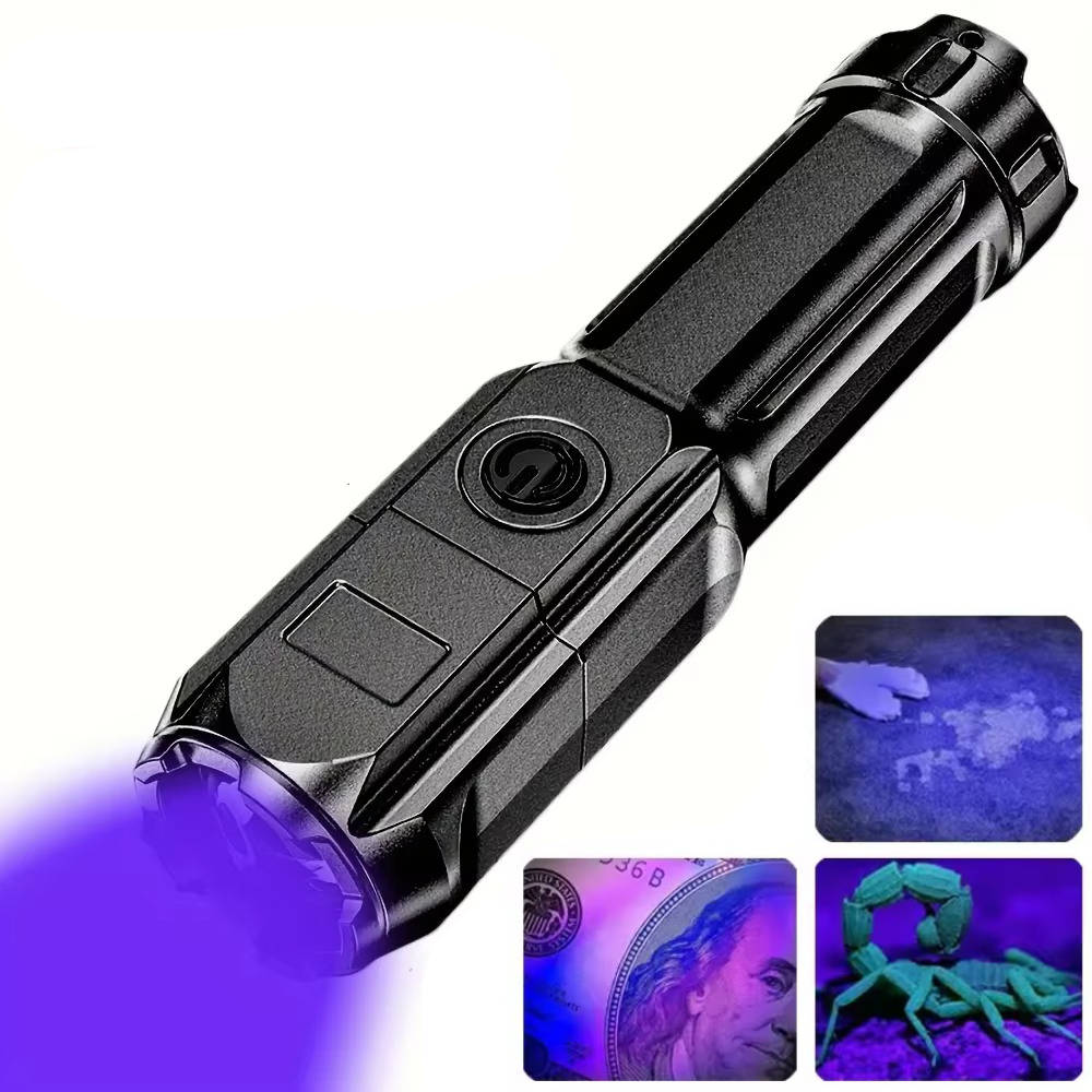 Rechargeable UV Stain Finder for Pets with Adjustable Focus