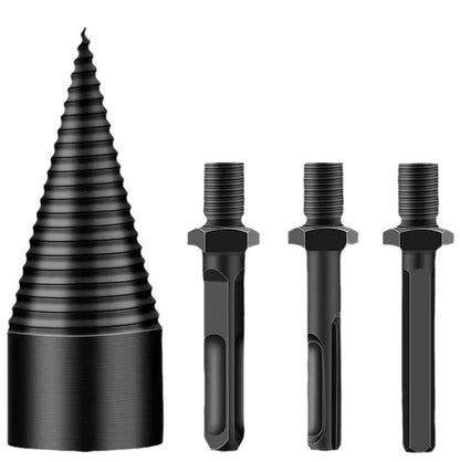 Effortless Firewood Splitting Drill Bit for Any Power Drill