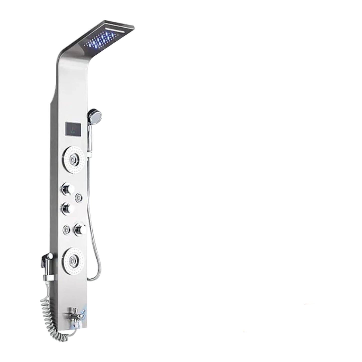 Sleek LED Shower System with 6 Unique Spray Options
