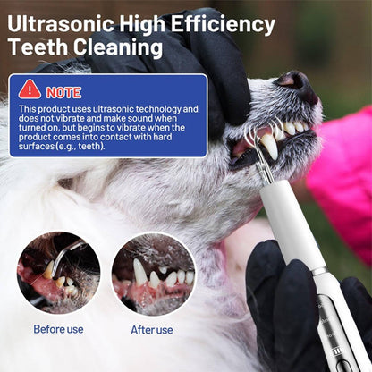Rechargeable Canine Oral Care Device with LED Illumination and Gum Sensor