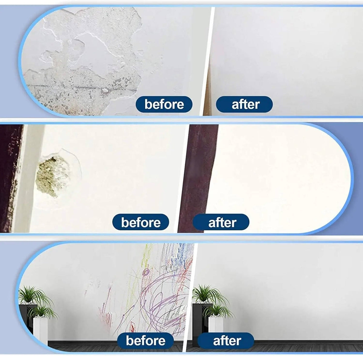 Quick Wall Repair Kit with Scraper and Sanding Tool