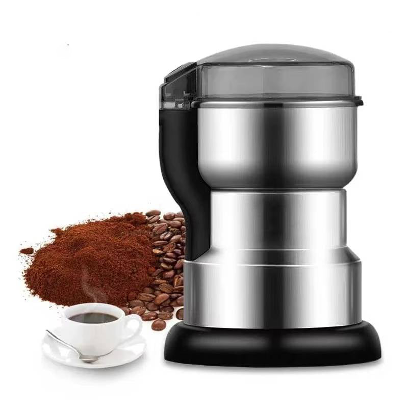 Precision Coffee Bean Grinder with 400W Power and Six Cutting Blades