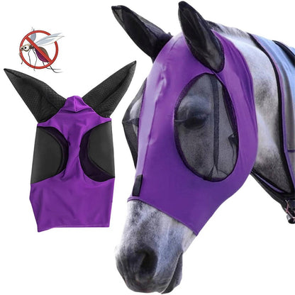 Ultimate Insect Shield Mask for Horses - UV Protection & Comfort