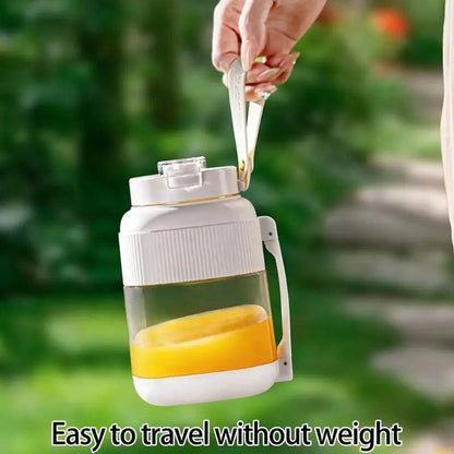 On-the-Go Smoothie Maker: Rechargeable Mini Blender with Strap