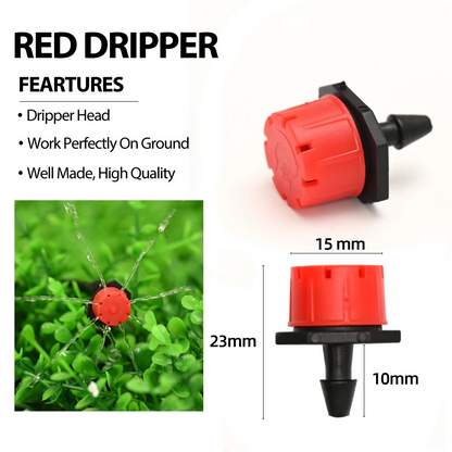 Smart Garden Irrigation Kit with Programmable Timer and Customizable Drip Heads