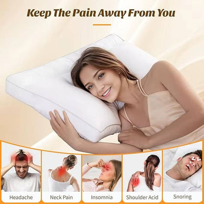 ComfortZone Pillow: 5-Section Support for All Sleep Styles