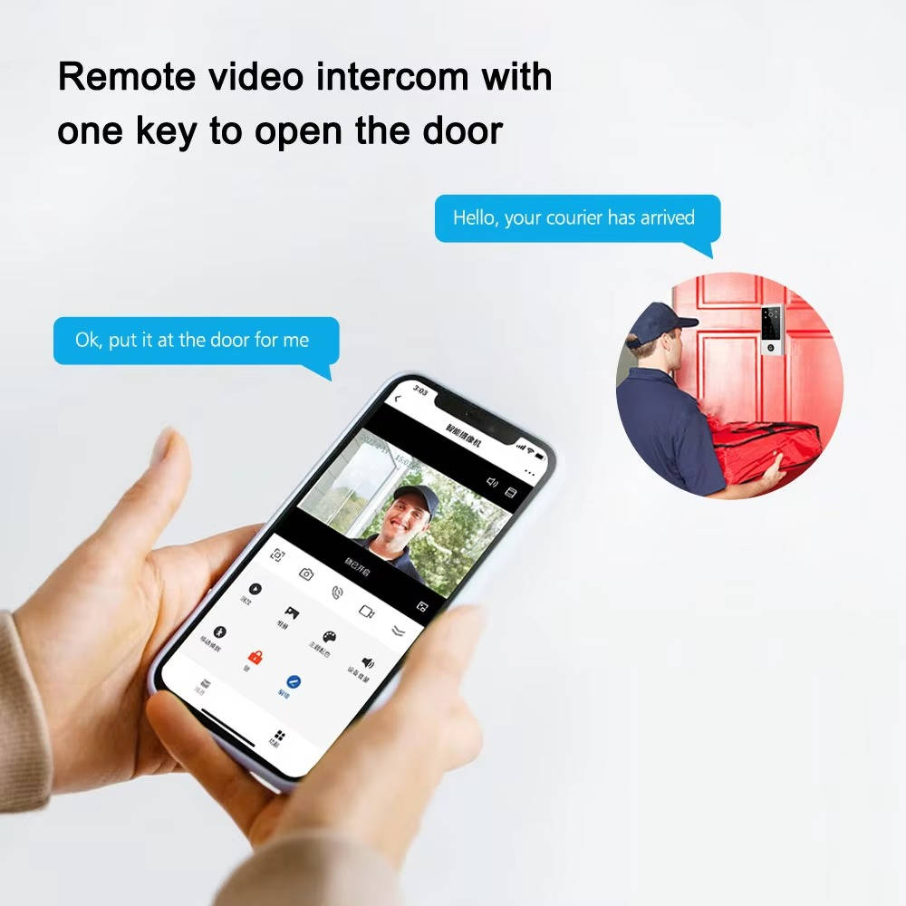 Advanced Garage Entry Keypad with Integrated Camera for Secure Access