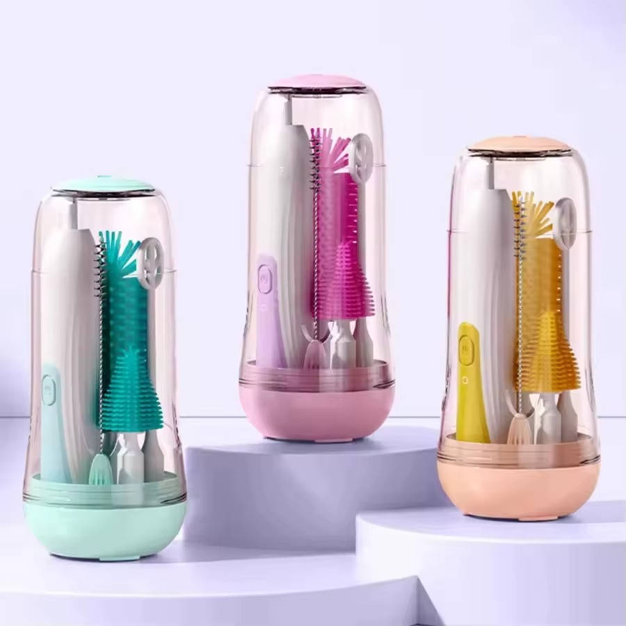 Ultimate 6-Piece Electric Bottle Cleaning Brush Set