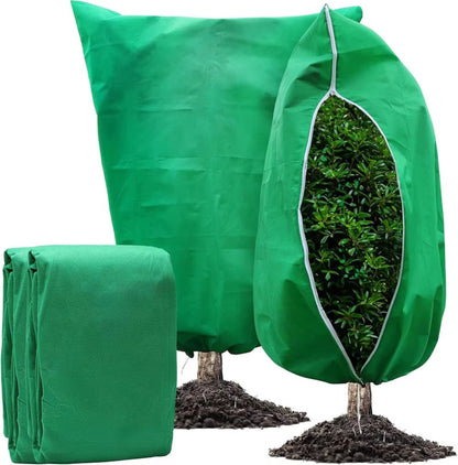 Garden Shield: Zippered Frost Protection Cover for Plants