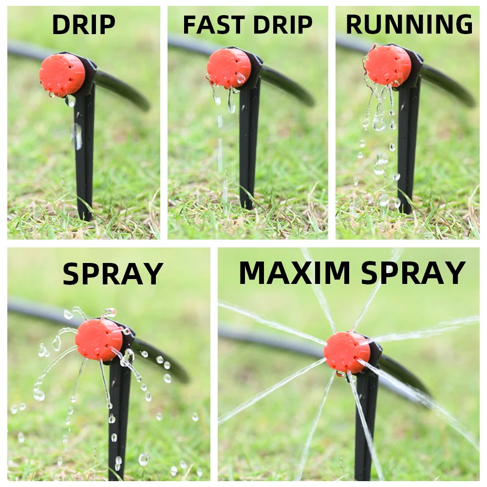 Smart Garden Irrigation Kit with Programmable Timer and Customizable Drip Heads