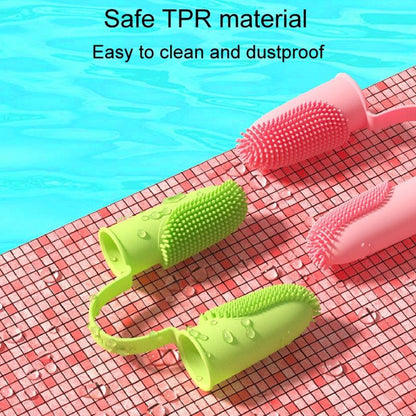 Dual-Finger Pet Toothbrush with 800 Soft Bristles
