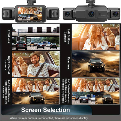 Comprehensive 4-Channel Vehicle Camera with Night Vision & WiFi Control