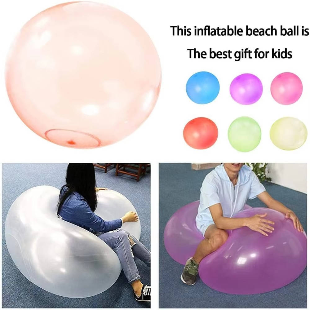 Oversized Playful Water and Air-Filled Balls - Set of 3