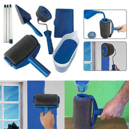 Corner Precision Paint Roller Set with Detail Brush & Sponge