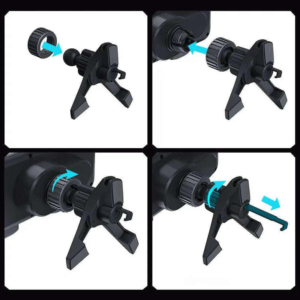 Smart Car Phone Holder with Quick Charge and Automatic Grip