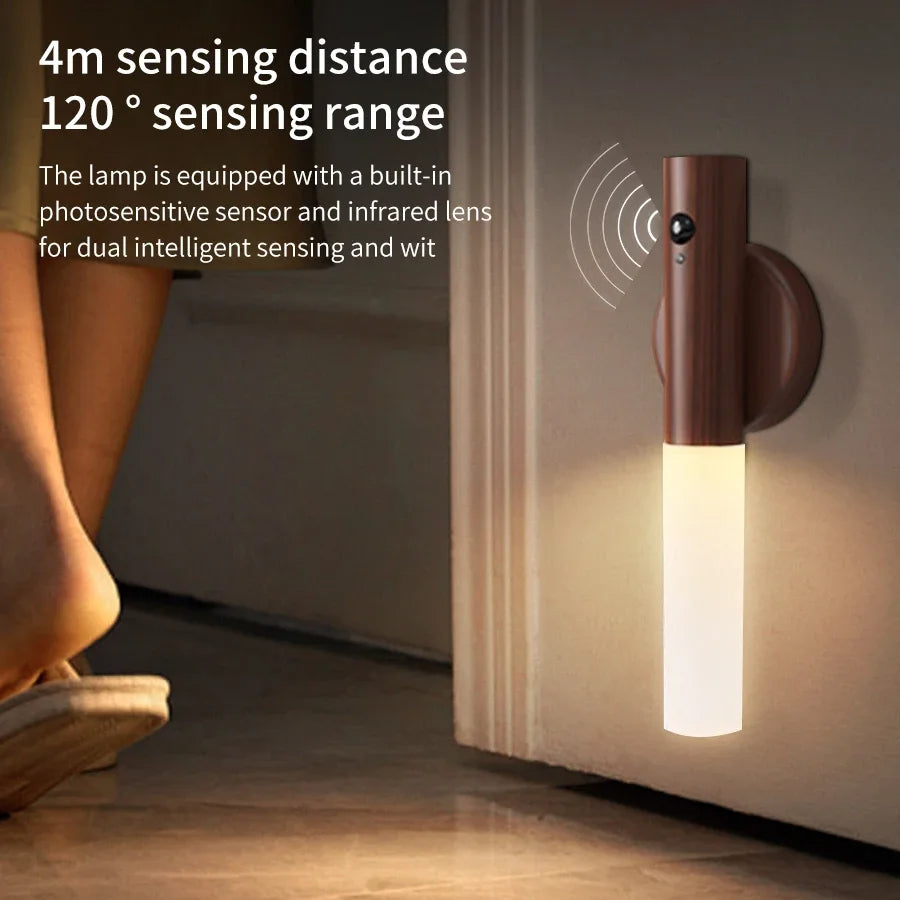 Rechargeable LED Wall Light with Motion Sensor, Warm White, 2 Finishes, Magnetic Base