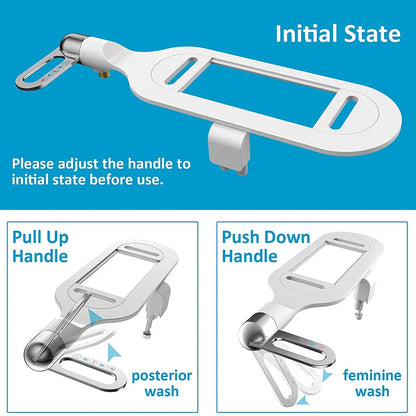 Ultimate Bidet Upgrade with Dual Nozzle and Adjustable Pressure