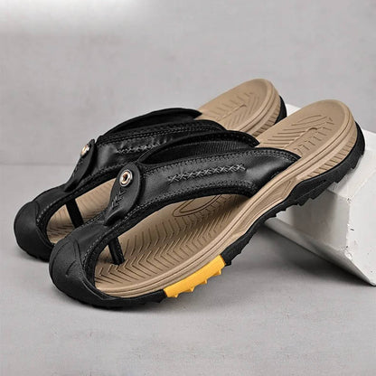 Men's Protective Closed Toe Sandals with Non-Slip Sole