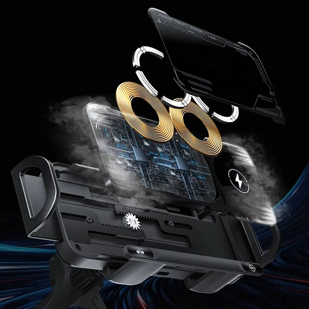 Smart Car Phone Holder with Quick Charge and Automatic Grip
