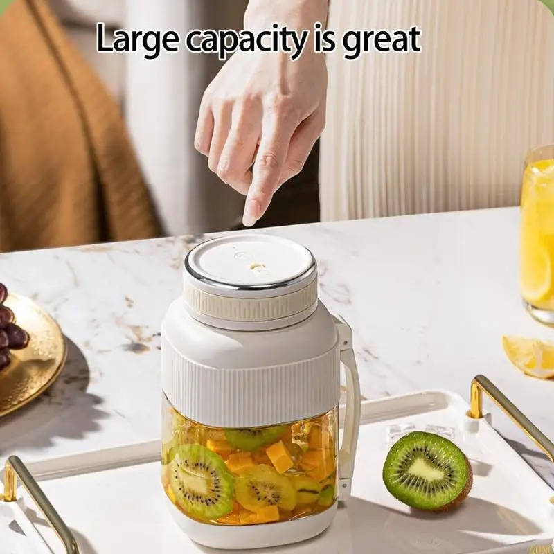 On-the-Go Smoothie Maker: Rechargeable Mini Blender with Strap