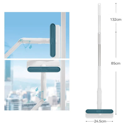 Effortless Glass Cleaning Spray Mop with Extendable Handle