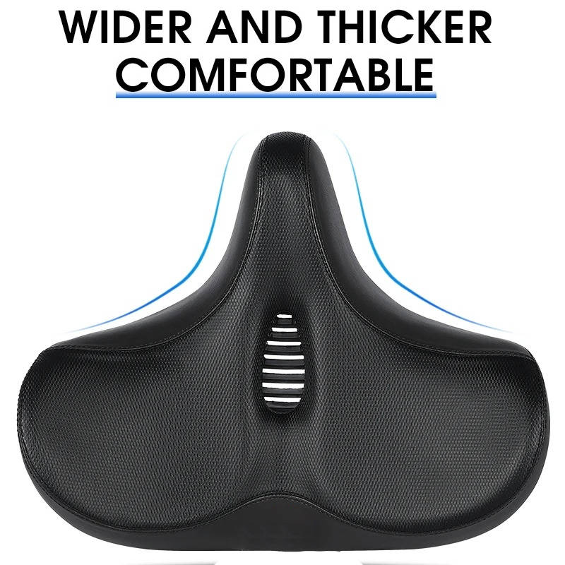 ErgoComfort Cycling Seat with Ventilated Design and Shock Absorption