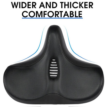 ErgoComfort Cycling Seat with Ventilated Design and Shock Absorption