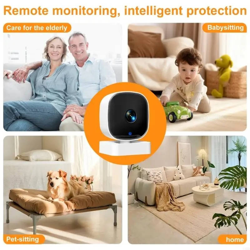 HomeWatch Pro: Smart Indoor Security Camera with 24/7 Monitoring
