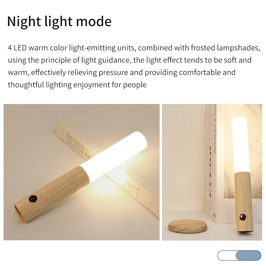 Rechargeable LED Wall Light with Motion Sensor, Warm White, 2 Finishes, Magnetic Base