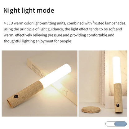Rechargeable LED Wall Light with Motion Sensor, Warm White, 2 Finishes, Magnetic Base