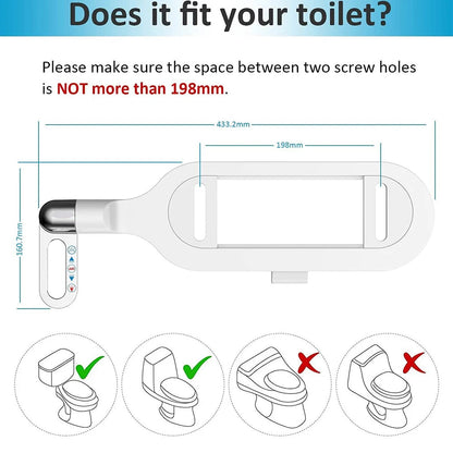 Ultimate Bidet Upgrade with Dual Nozzle and Adjustable Pressure
