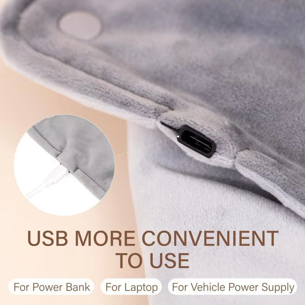 Portable USB Heating Wrap for Soothing Comfort Anywhere