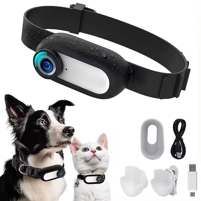 Real-Time Pet Surveillance Camera for Collars